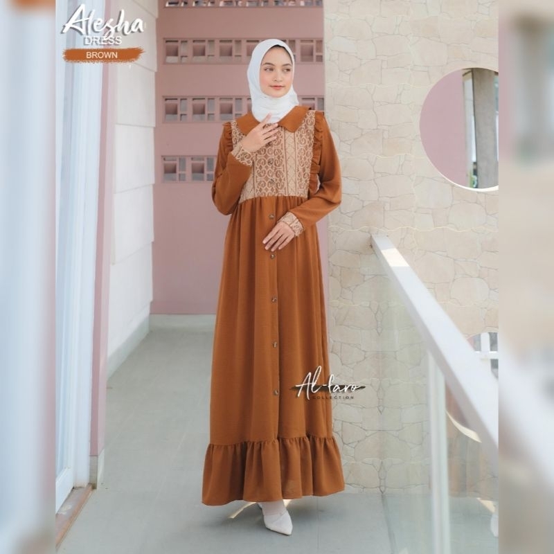 ALESHA DRESS ALFARO/GAMIS DRESS CRINKLE WITH MALIKA