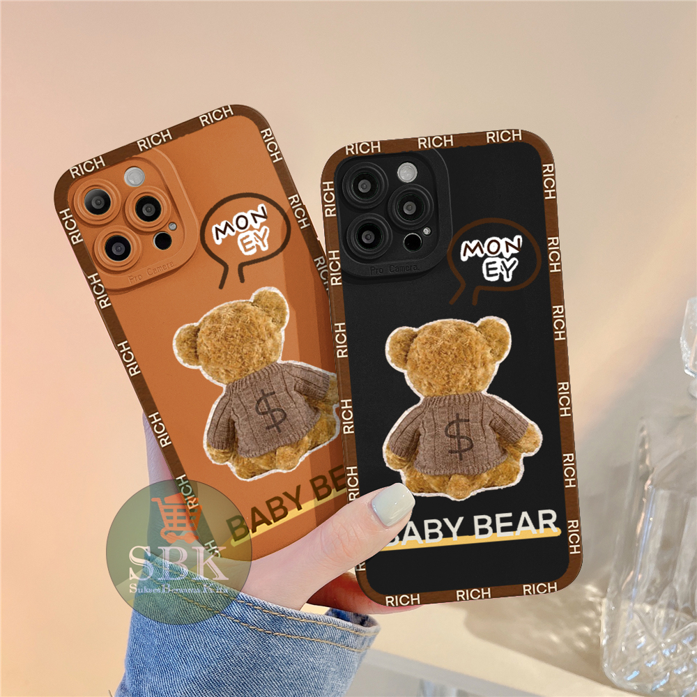 SBK Case - Case BABY BEAR Xiaomi Redmi 10C - Silikon Case - Case Termurah - Case Terbaru - Case Terl