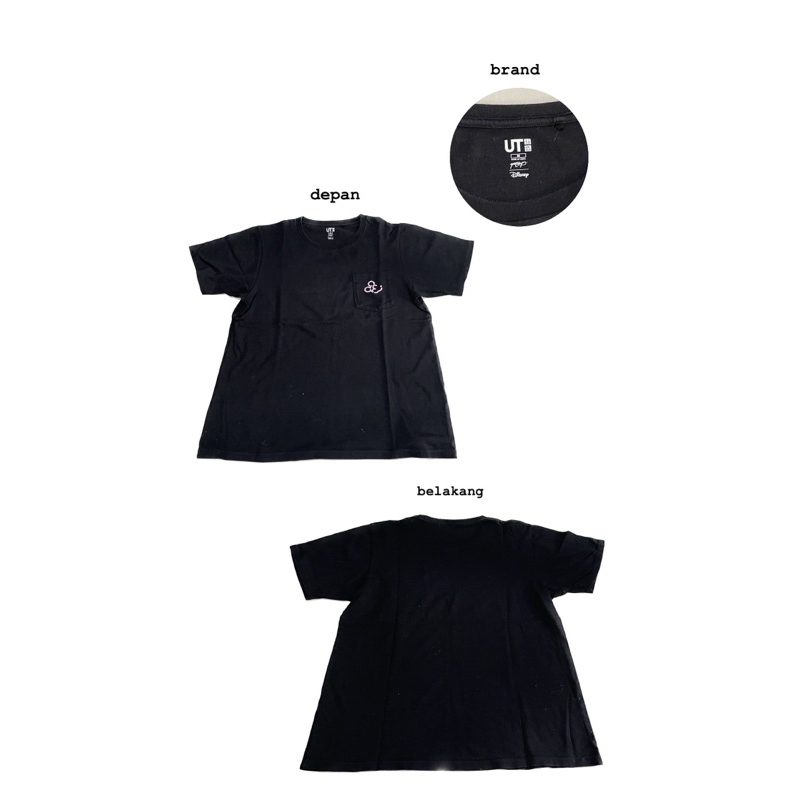 preloved kaos uniqlo x disney