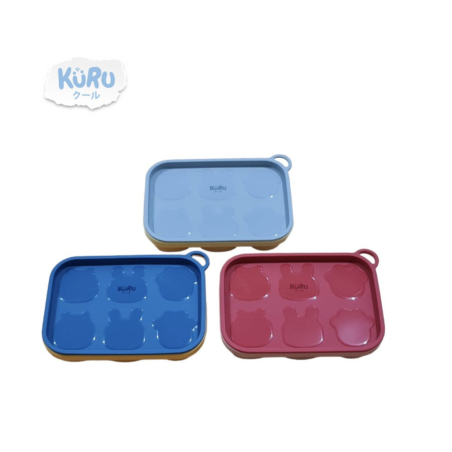 KURU SP10 Baby Silicone Ice Tray | Cetakan Makanan MPASI Kaldu Es Batu