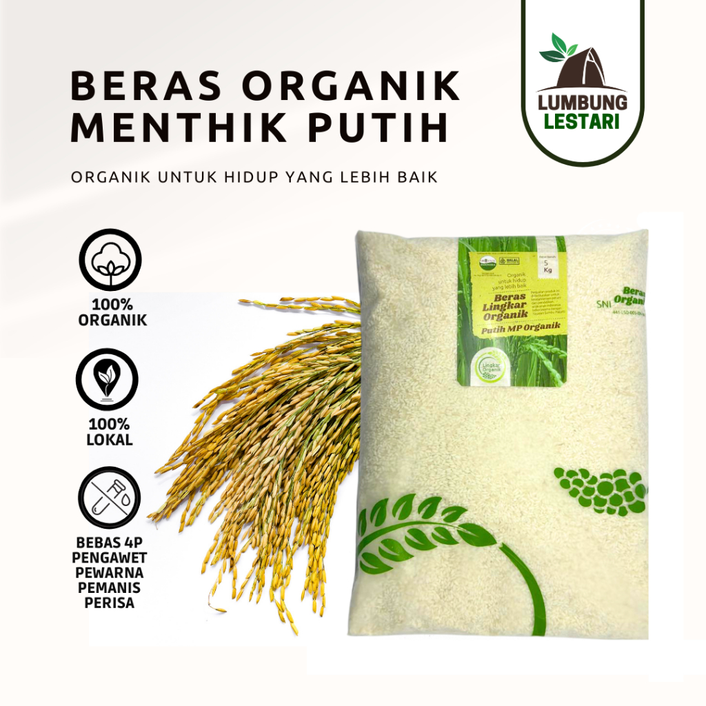 

Beras Menthik - Lingkar Organik 5Kg