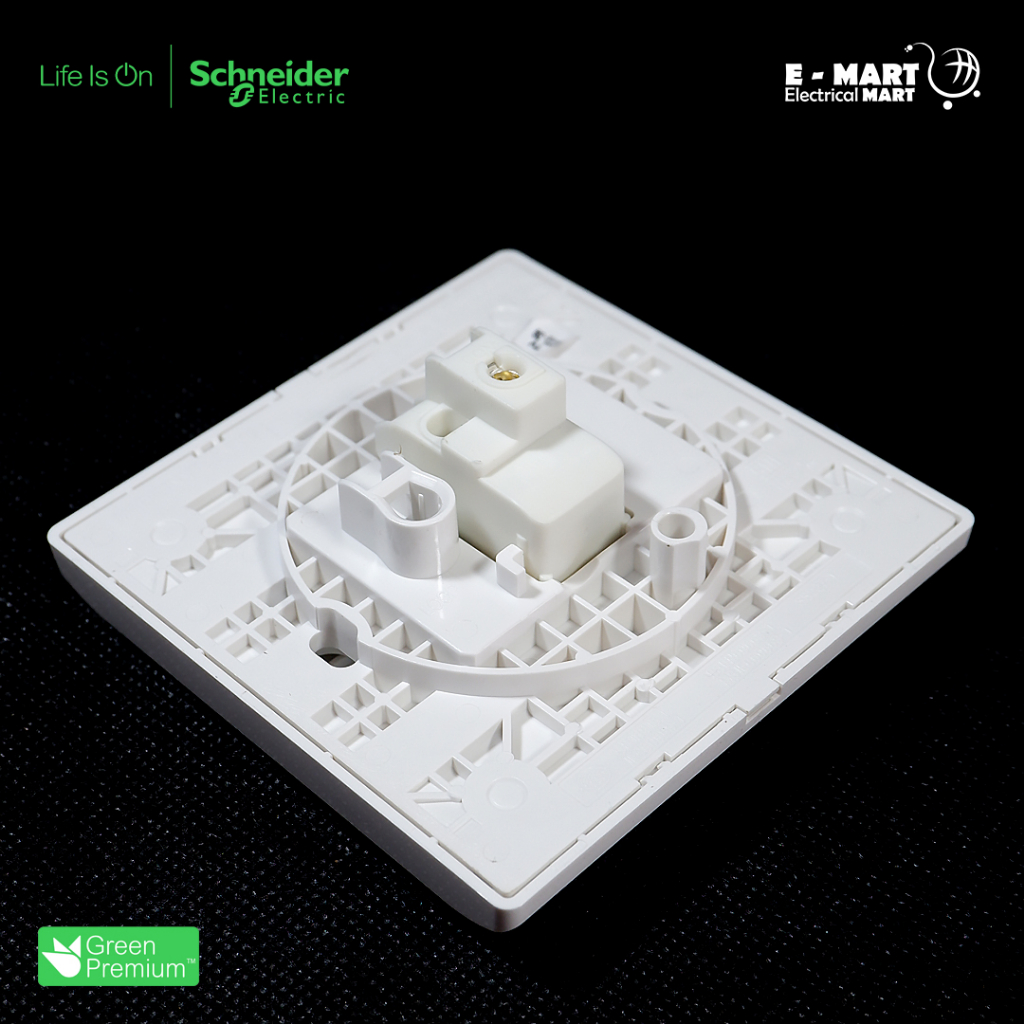 SCHNEIDER PIENO Saklar Tunggal White Saklar Engkel 1 G Putih MInimalis