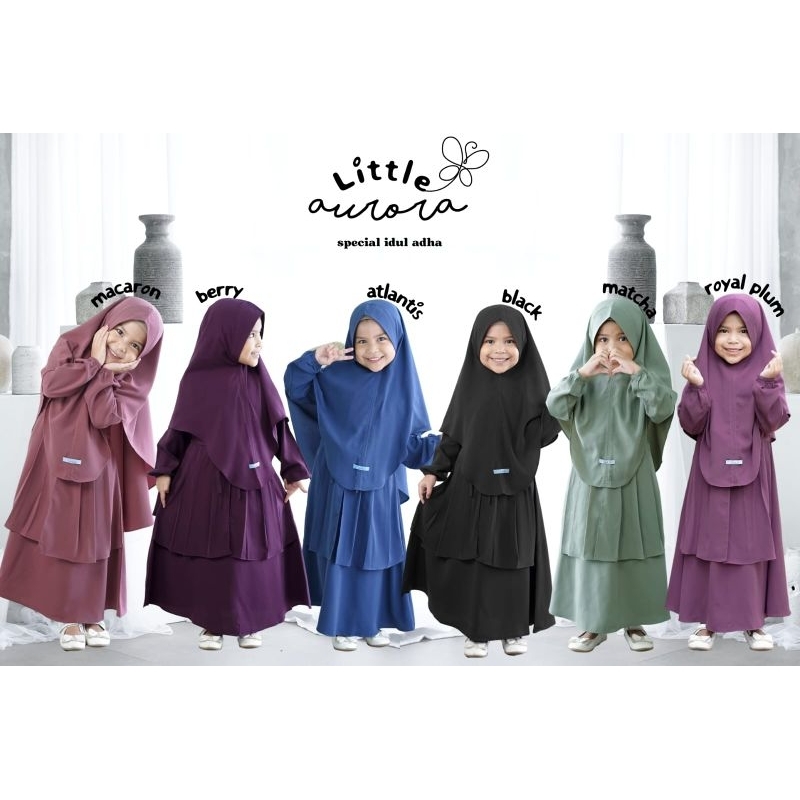 Gamis set anak LITTLE AURORA spesial IDUL ADHA