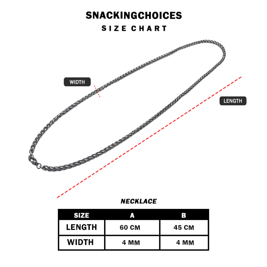 Necklace | Vallen | Snackingchoices Medium