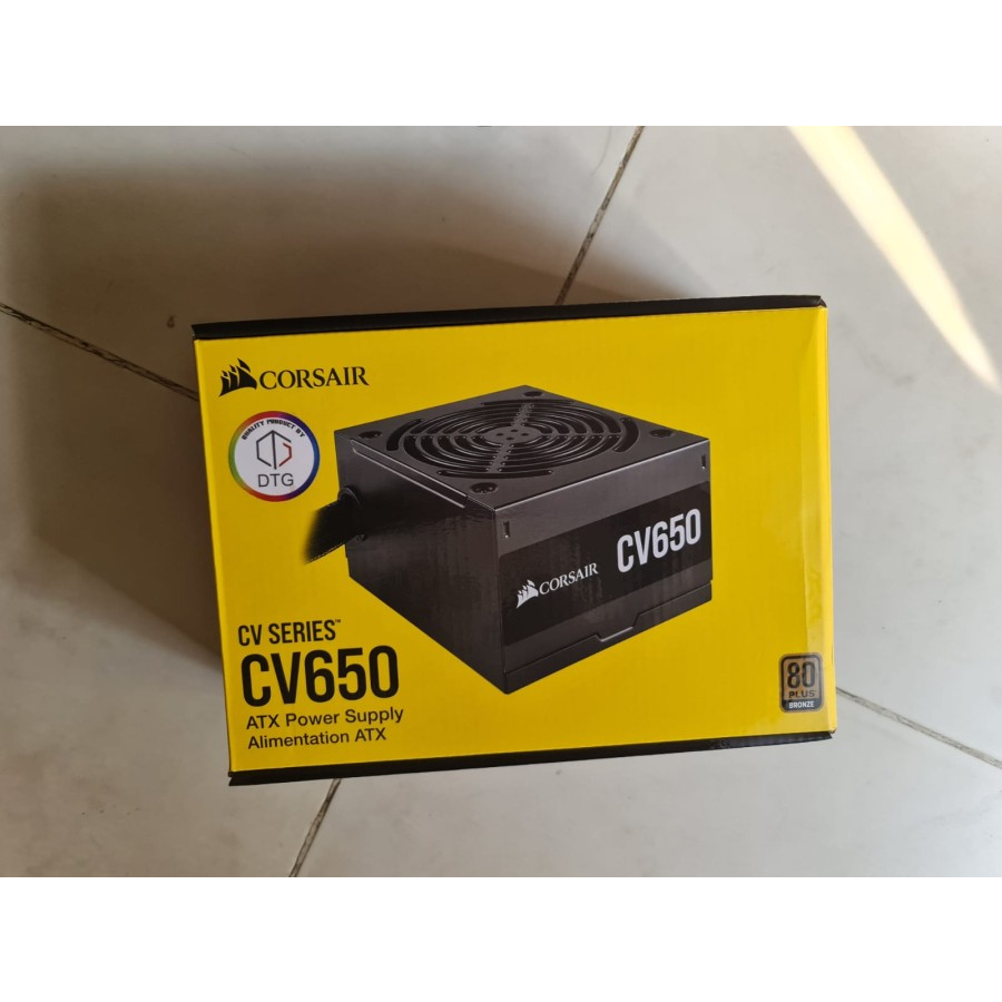 Corsair PSU CV Series CV650 650 Watt 80 Plus Bronze Certified