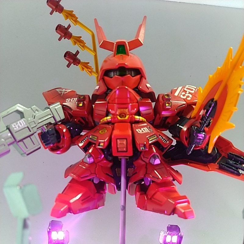 sd gundam sazabi bandai bb senshi 382 full build
