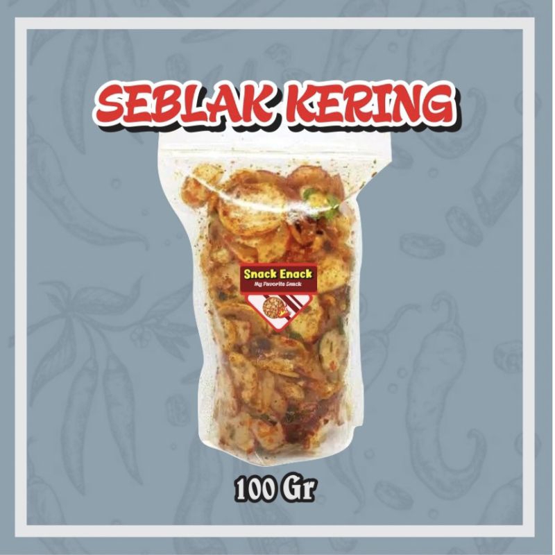 

Seblak kering pedas