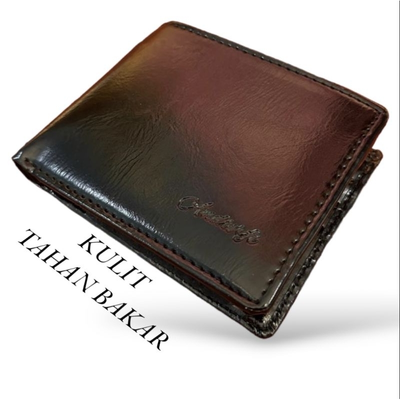 ARF Dompet kulit pria Dua Susun Slot Leather A06