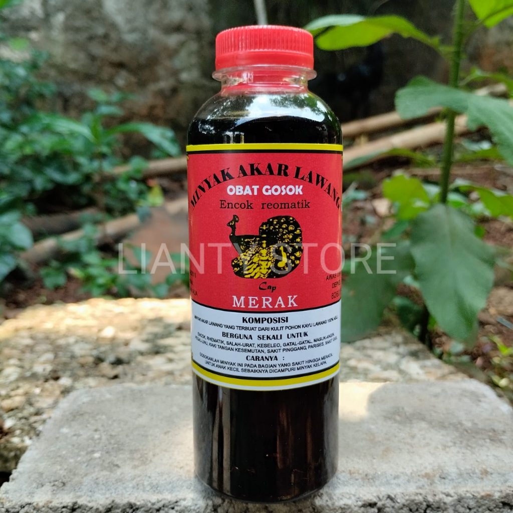 Minyak Akar Lawang 250ml Minyak Urut Khas Kalimantan AKAR LAWANG Obat Reumatik, Encok, Salah Urat DLL Bisa COD - Minyak Gosok AMPUH TERBUKTI aman