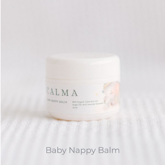 Calma Baby Nappy Balm 50ml -  Cream Ruam Popok Baby For Sensitive Skin Nappy Balm Alcohol Free