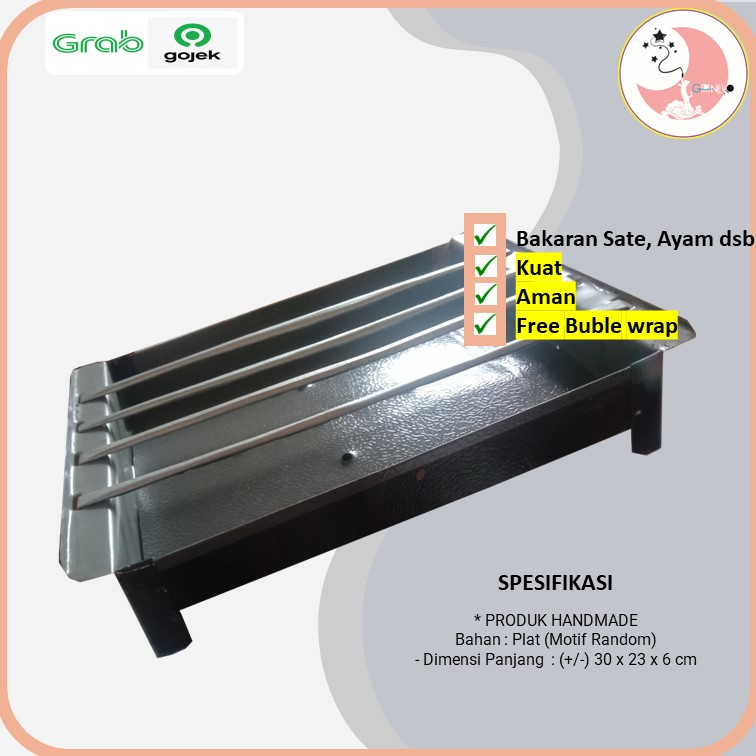 Bakaran Panggangan Sate Arang Sosis Ayam Ikan Bakar