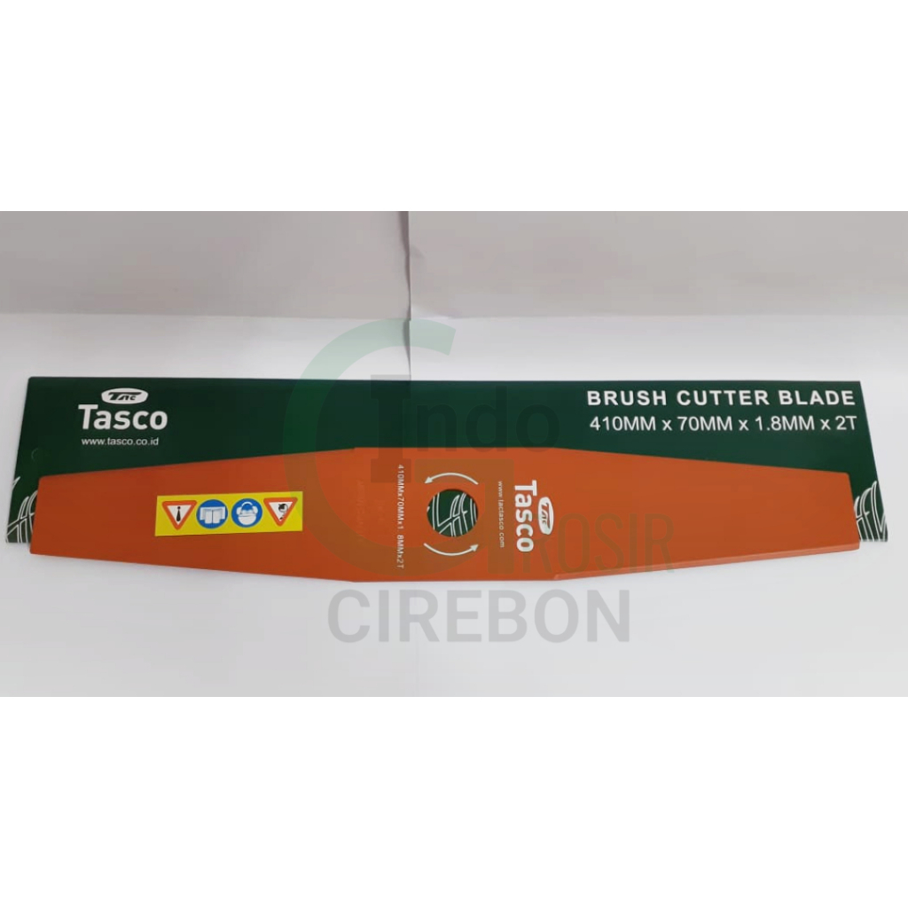 TASCO Mata Pisau Potong Rumput 410mm x 70mm x 1.8mm x 2T Brush Cutter Blade Model Panjang