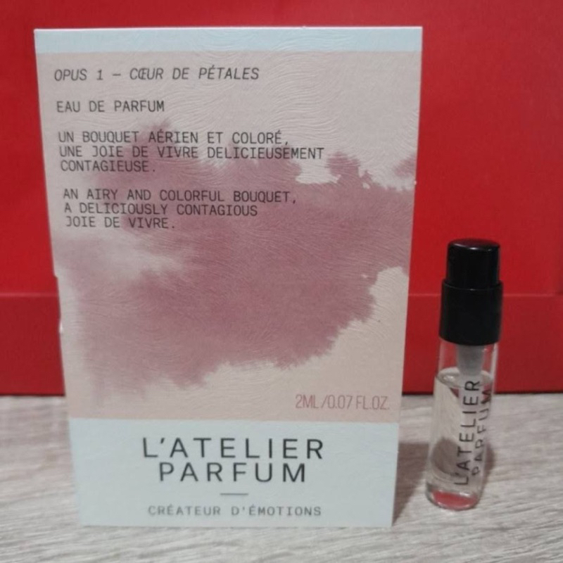 L’Atelier Parfum Ceur De Petales