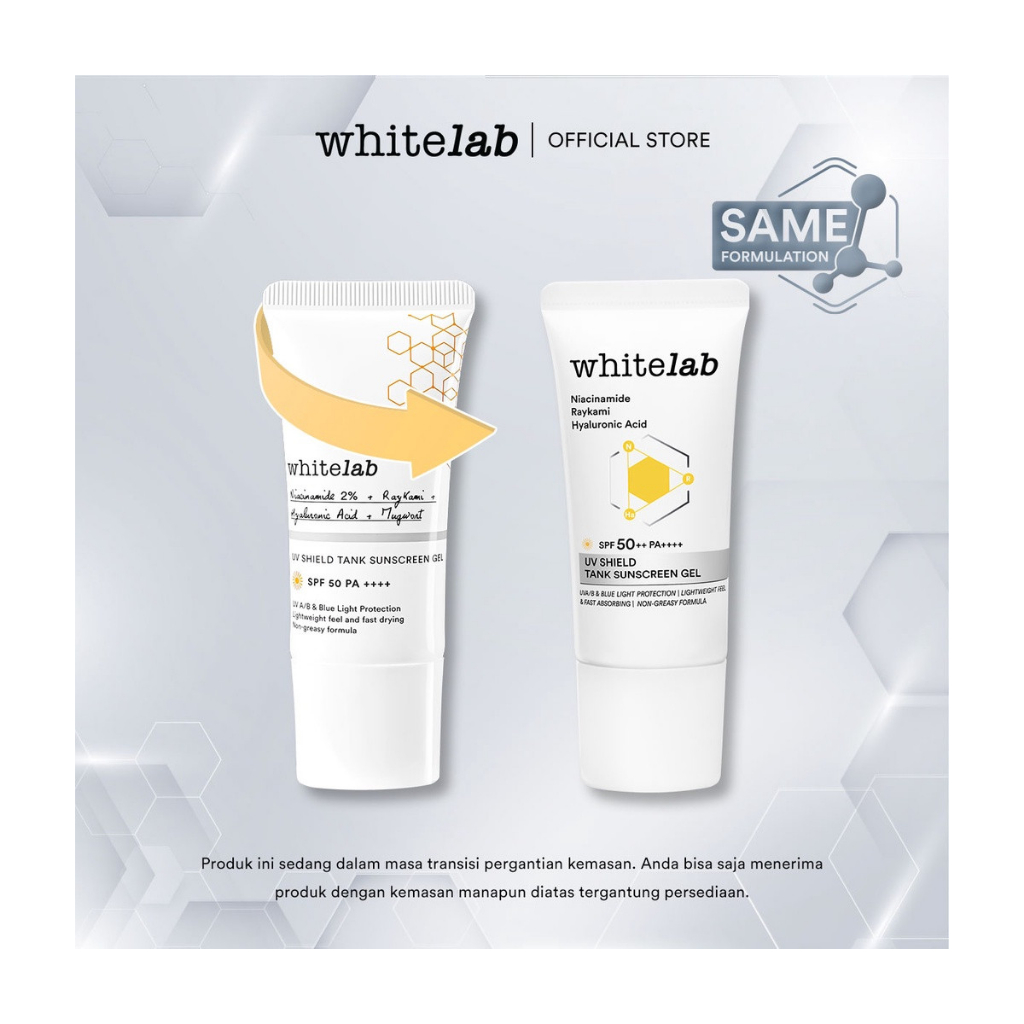 WHITELAB UV SHIELD TANK SUNSCREEN GEL SPF 50++PA++++