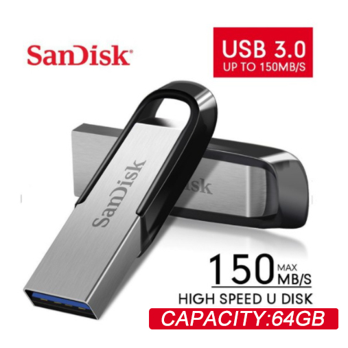 Flashdisk USB 64GB USB Hingga 130MB/D Flashdisk vehicle drive large capacity usb 3.0 disk USB cz73 komputer ponsel enkripsi sistem logam kualitas tinggi