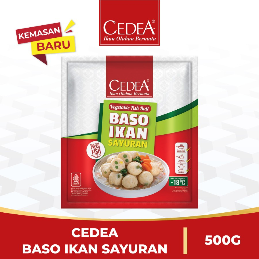 CEDEA BAKSO IKAN SAYURAN 500gr