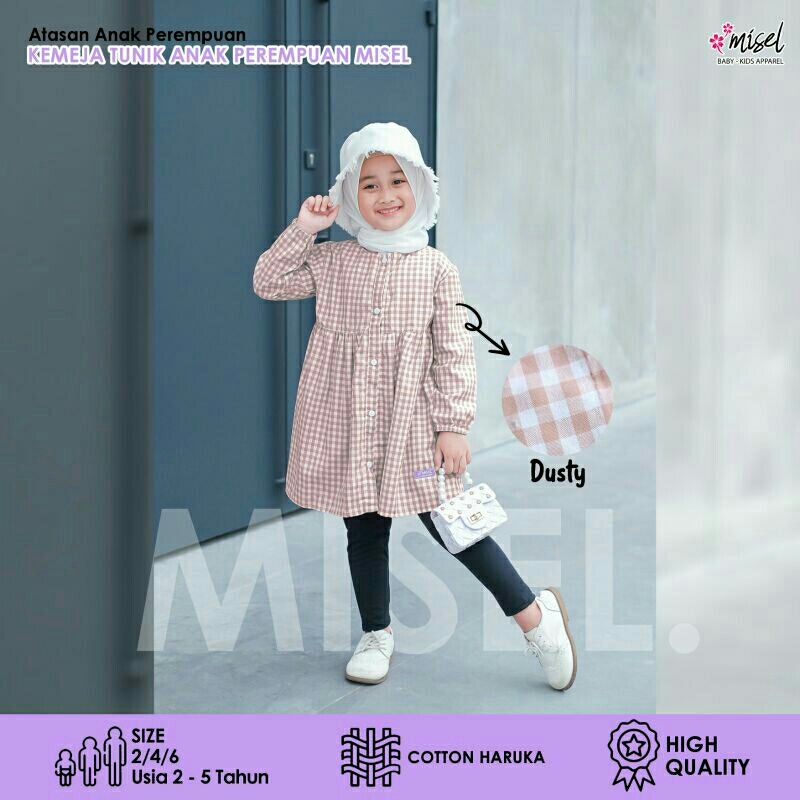 Kemeja Tunik Anak Perempuan Terbaru High Quality