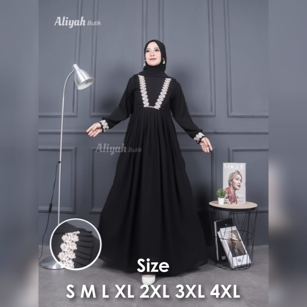 Fahira Dress Big Size Ukuran Size S M L XL 2XL 3XL 4XL XXL XXXL  XXXXL 2L 3L 4L 5L  Dress Wanita Jumbo Gamis Big Size Baju Korea Over Size