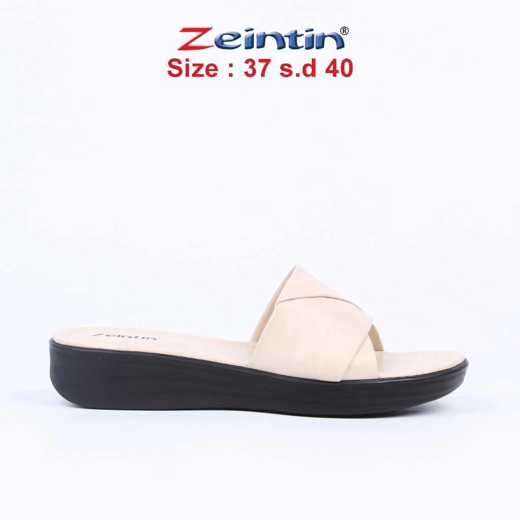 Zeintin - Sandal Wanita Terbaru Sandal Wanita Kulit Sintetis Sandal Slop  Sendal Wedges Wanita HP