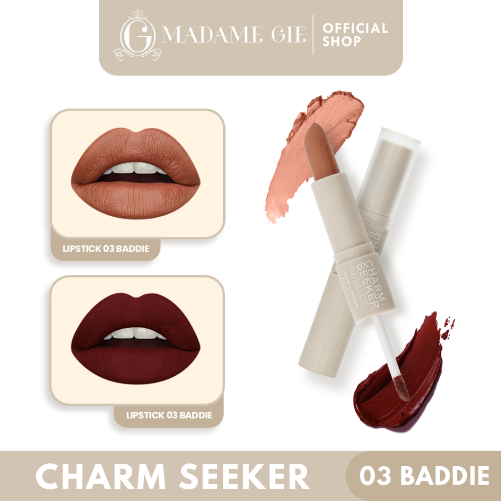 Madame Gie Charmseeker 2in1 Ombre Lipstick &amp; Lipcream