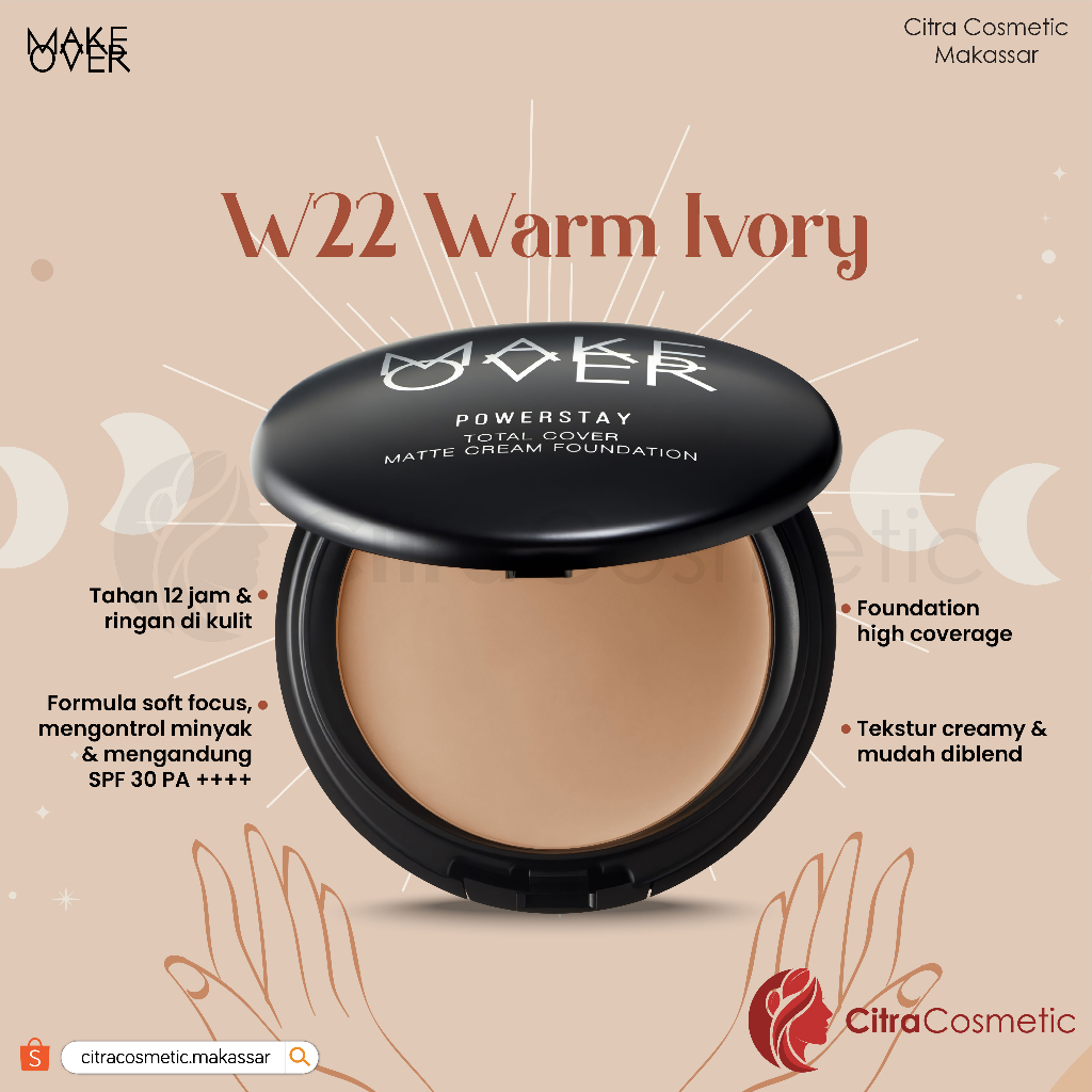 Make Over Powerstay Total Cover Cream Foundation Series