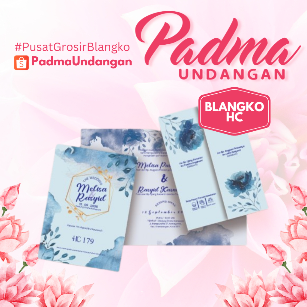 Blangko Undangan HC 179 | PadmaUndangan