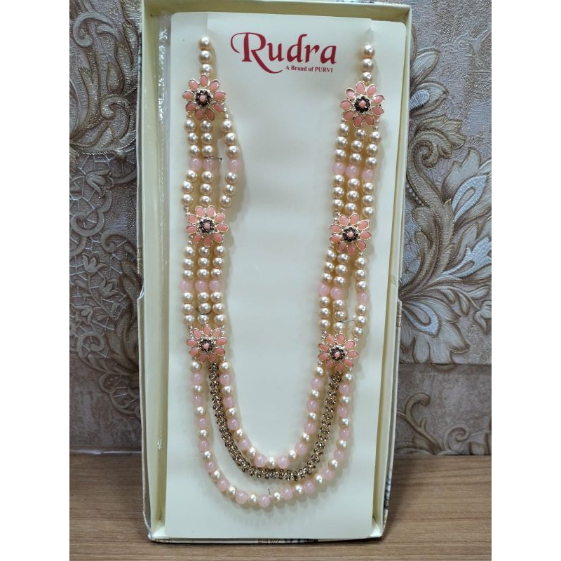 Kalung Mala Groom Maharaja Pengantin Pria Pernikahan Cowok Perkawinan Jodha Akbar Aksesoris Perhiasa