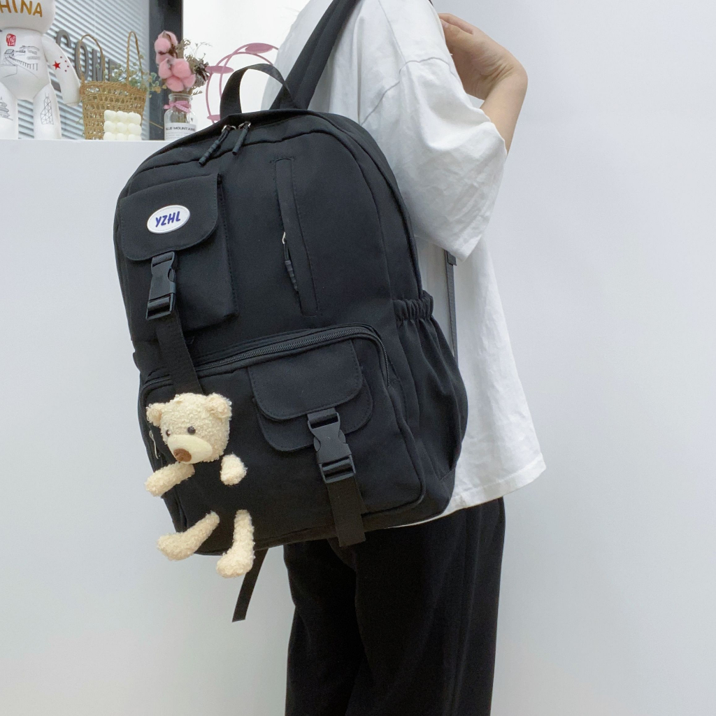 Tas Ransel Sekolah CLOUDS' LOVE 98096 Backpack Remaja Muat Laptop 16inch Bahan Anti Air WATCHKITE WKOS