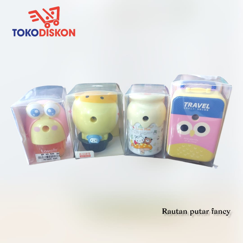 

Back To School Rautan Pensil Putar Impor Fancy Murah Serutan Pensil Peruncing