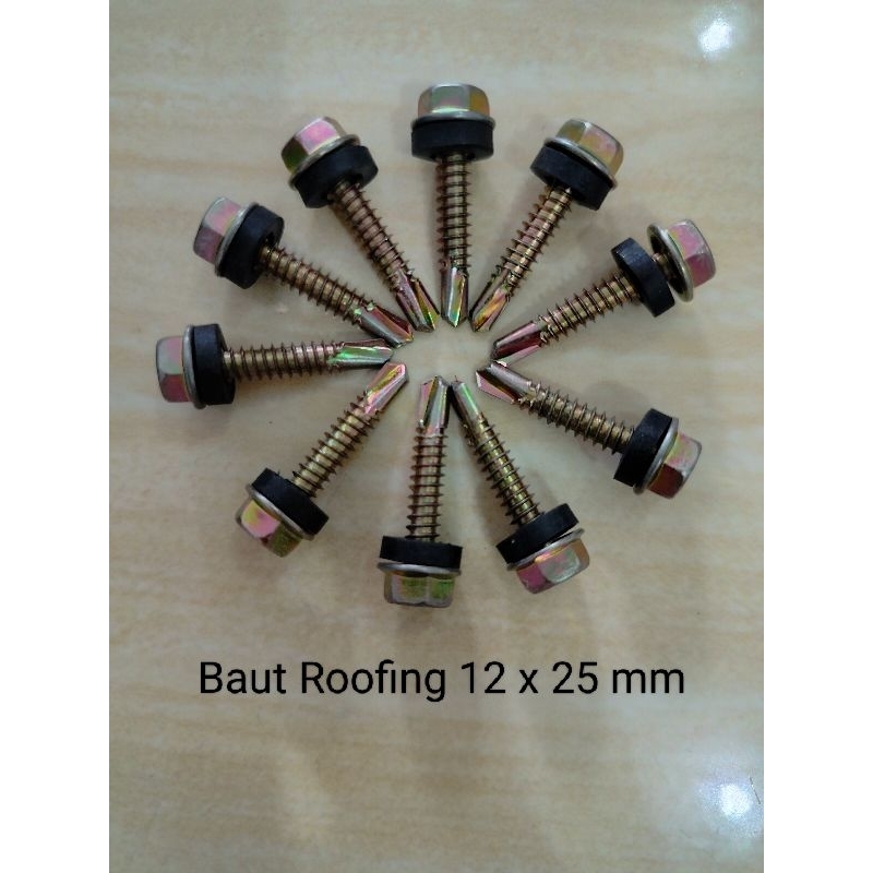 Baut Roofing Baut SDS 12 x 25 mm ("1") Eceran