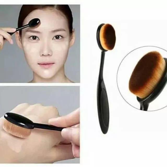 `ღ´ PHINKL `ღ´ Kuas oval brush foundation perata bb cream alas bedak