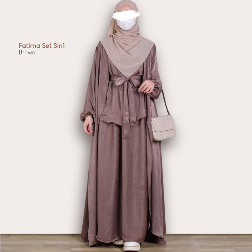 Fatima Set 3In1 | Setelan Wanita Muslim Remaja