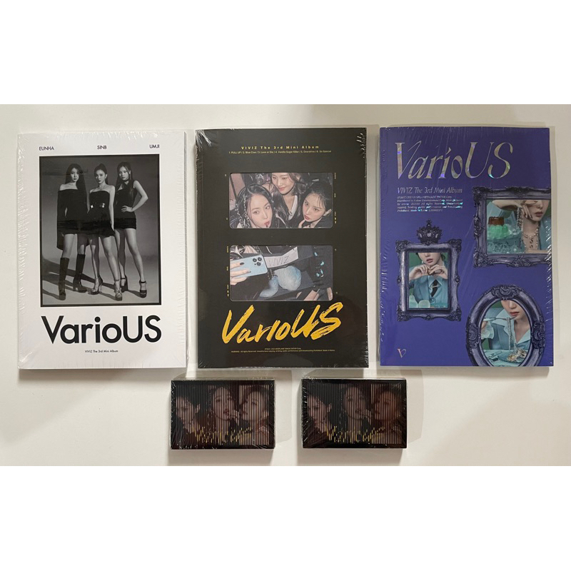 (SEALED) VIVIZ The 3rd Mini Album Photobook plve 'VarioUS' Eunha Sinb Umji plve