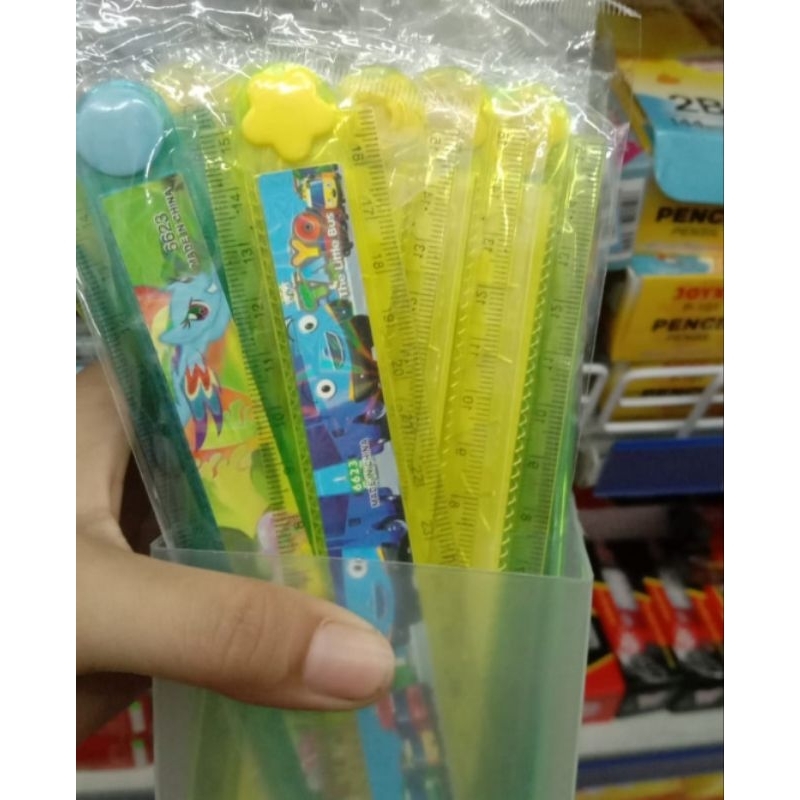 

mistar lipat 30 cm/mistar lipat karakter