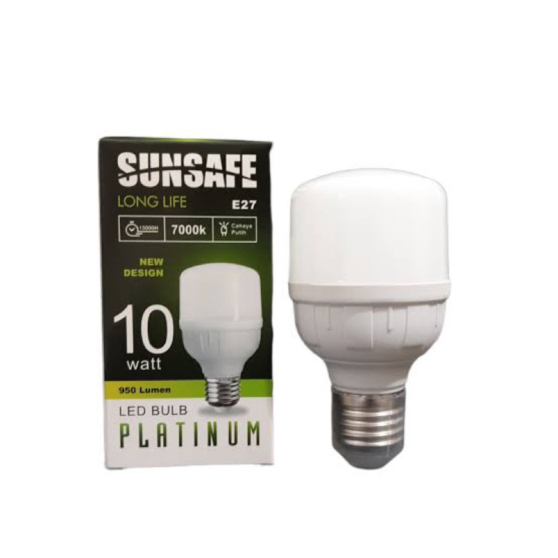 Lampu Sunsafe 10W / 10 Watt ( 1 DUS / 1 KOLI isi 100 pcs ) bohlam led