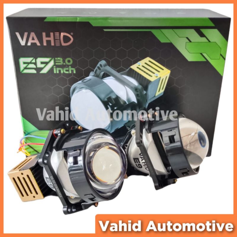 VAHID E9 Bi-LED Projector 3 inch | Surpass Dual Core Purple HD Lens Original Vahid