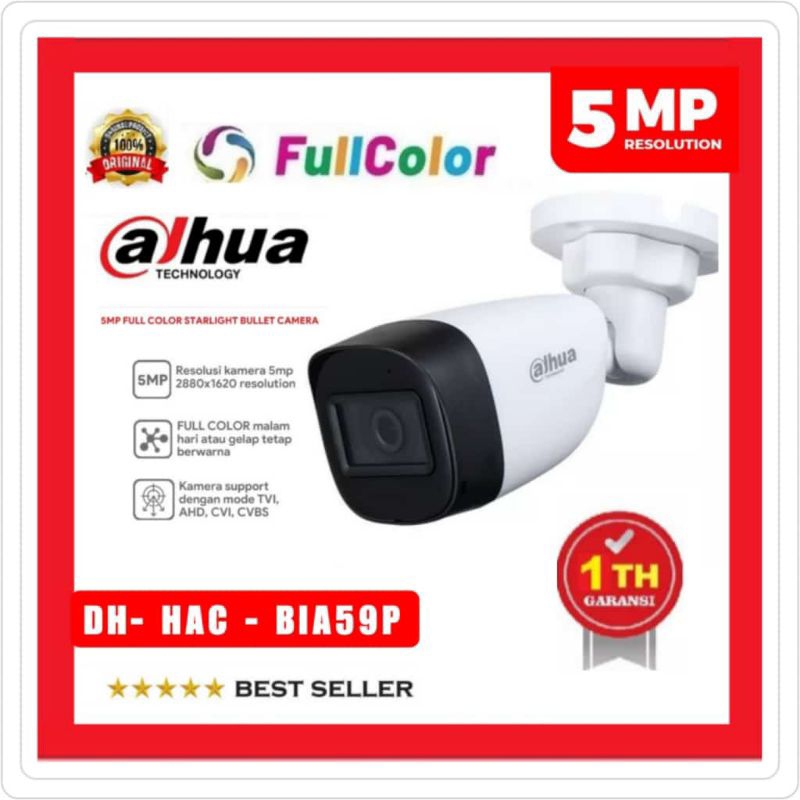 CAMERA CCTV DAHUA HAC - BIA59P FULL COLOR