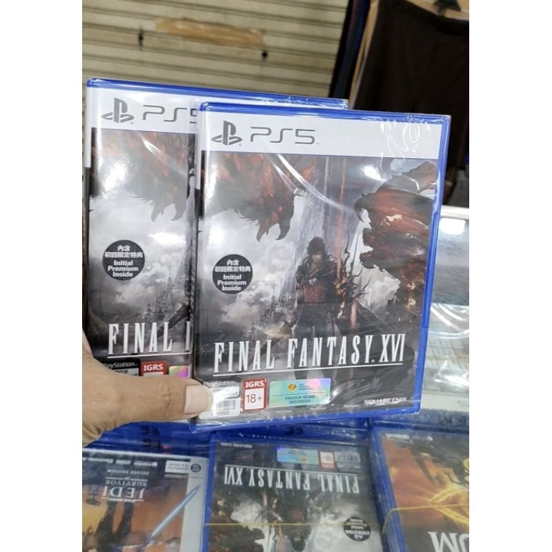 Final Fantasy XVI Ps5 Kaset FF 16 Playstation PS 5 Original Ori CD BD Game Games FF 16 Ffxvi ff16 fantasi sony region 3 asia reg R3 reg3 Req req3 ps4 4 FF disk disc second bekas seken fantasy16 fantasi16 fantasyxvi fantasixvi 2nd new baru bluray disc xvl