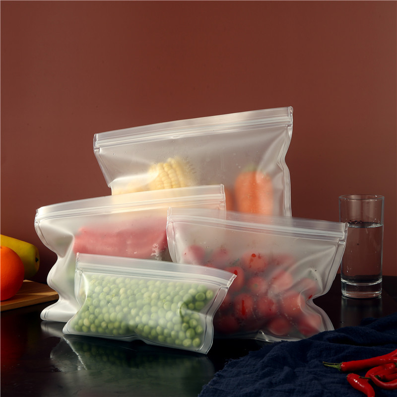 Plastik Makanan Ziplock Kulkas Tebal / Self Sealing Food Bag PR0303