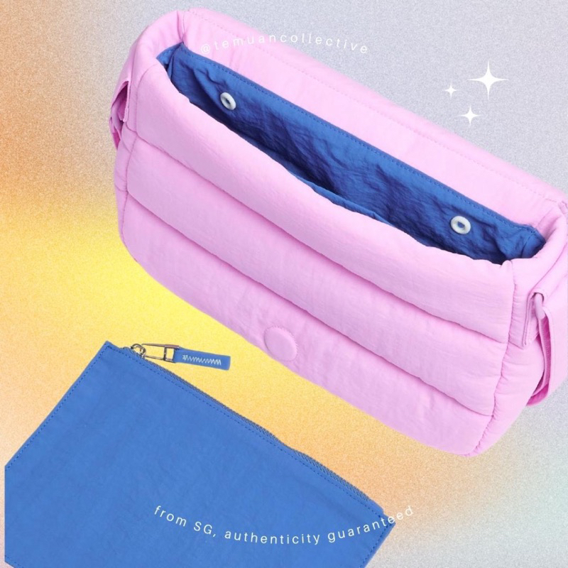 BEYOND THE VINES POOFY BAG PINK Original