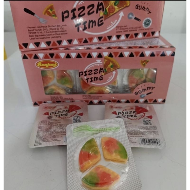 

pizza Time gummy isi 24 pcs