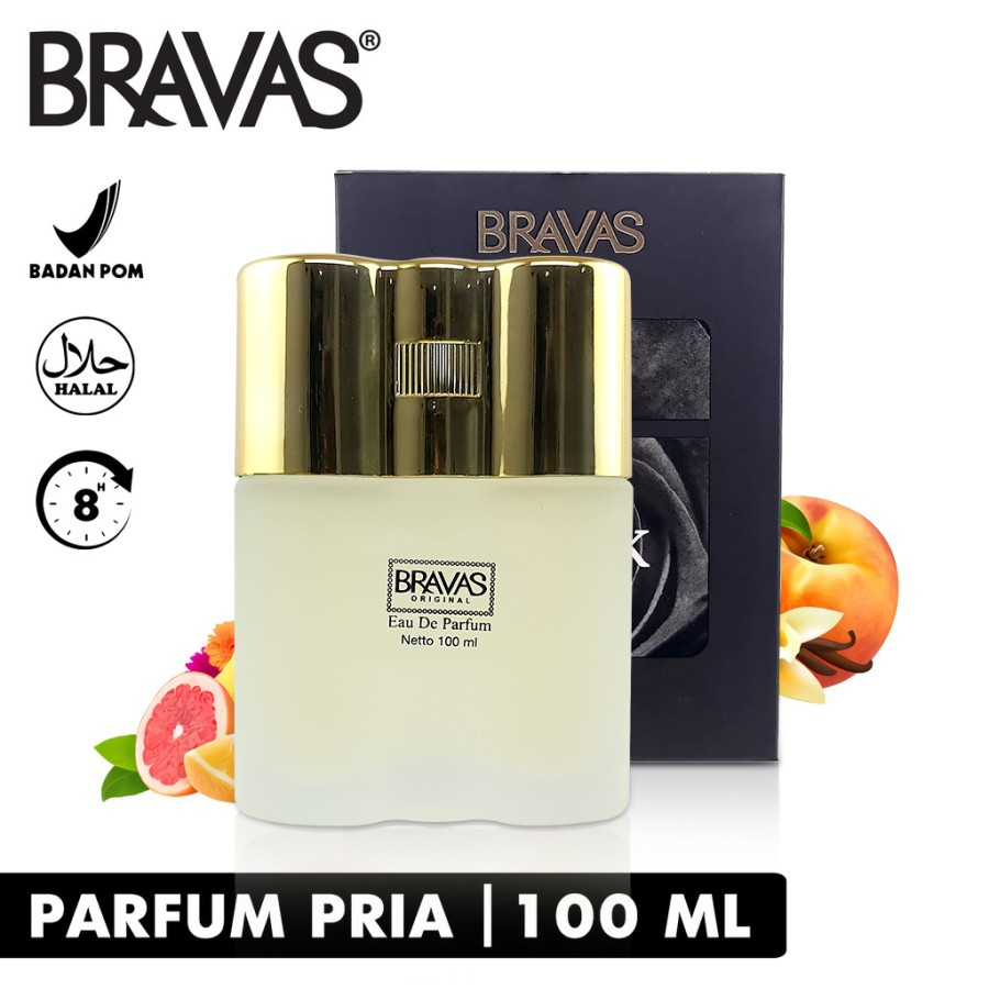 BRAVAS ORIGINAL XX-CT Eau De Parfume 100ML BLACK