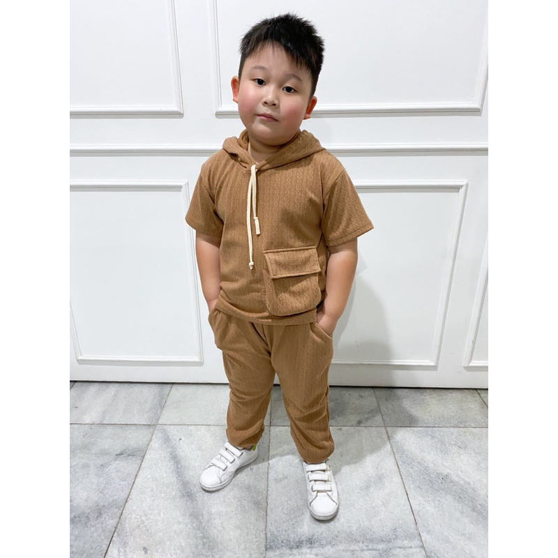 RACHIDKIDS / SETELAN HOODIE ANAK / HOODIE KNIT SET