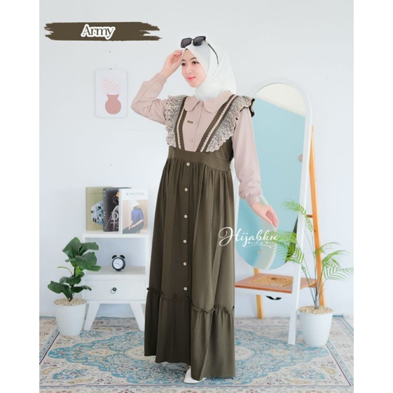 lirra dress gamis simpel, murah