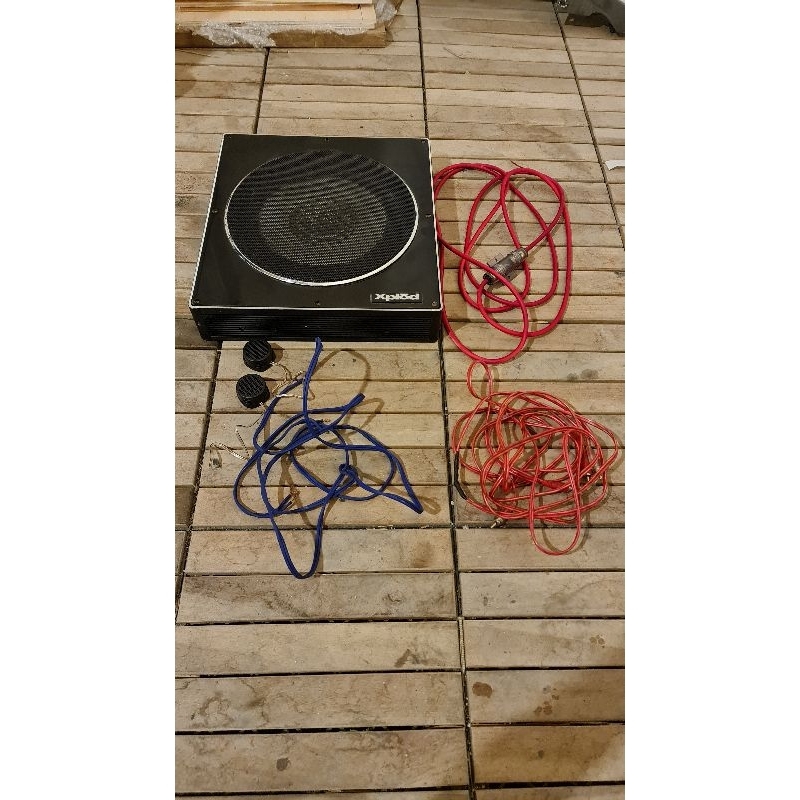 subwoofer kolong 10 inch sony xplod plus tweeter sama kabel