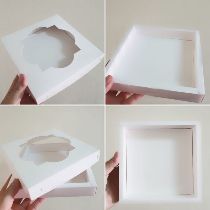 

Dus Jendela Mika Uk. 16 x 16 x 3 cm " PUTIH " ( 1 Pack isi 10 pcs dus )