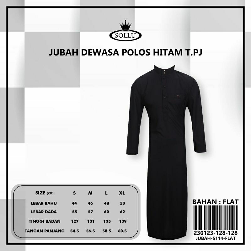 Jubah/Gamis Pria Sollu