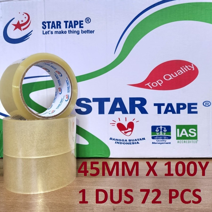 

KHUSUS GOJEK GRAB 1 DUS LAKBAN BENING - COKLAT UK 45MM X 100 YARD