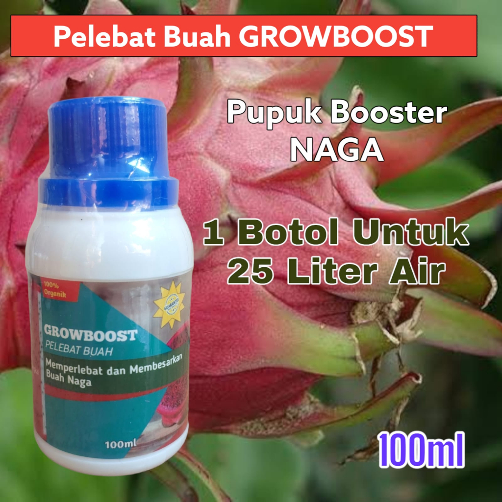 Pupuk Buah Naga Premium Organik GrowBoost Buah Naga 100ml