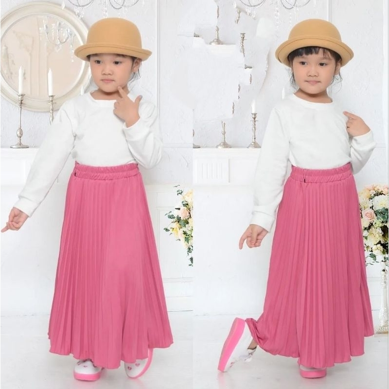 ROK PLISKET PREMIUM ANAK USIA TK(4-6thn)